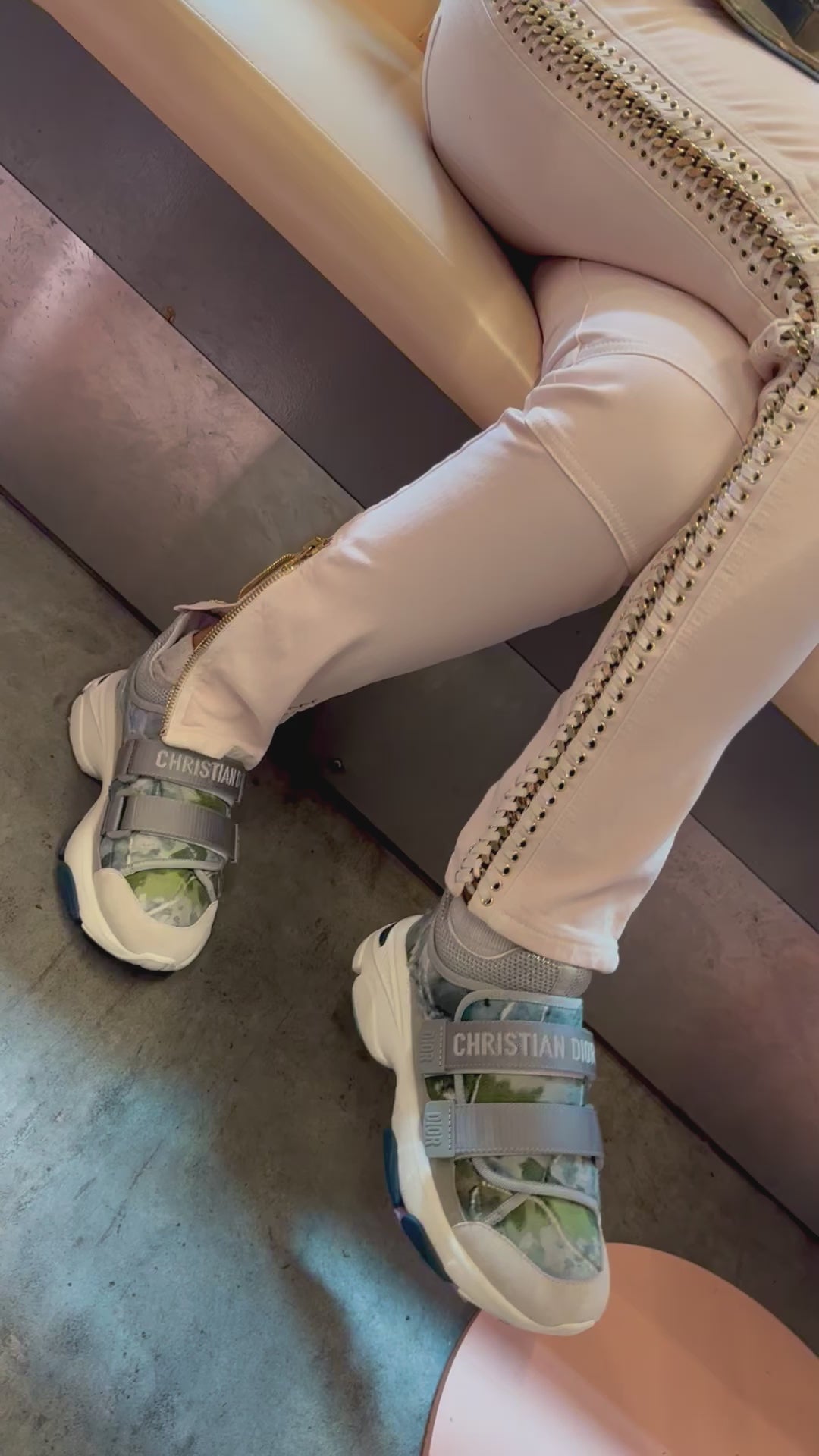 Dior D-Wander Camouflage Techno Fabric Sneakers – Runway Catalog