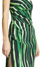Proenza Schouler Proenza Schouler Painted Stripe Strapless Dress - Runway Catalog