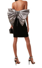 Rasario Off - La - Robe mini à bretelles et nœud - Catalogue Runway