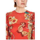 Red Valentino Bird of Paradise - Print Silk Blend Dress - Runway Catalog