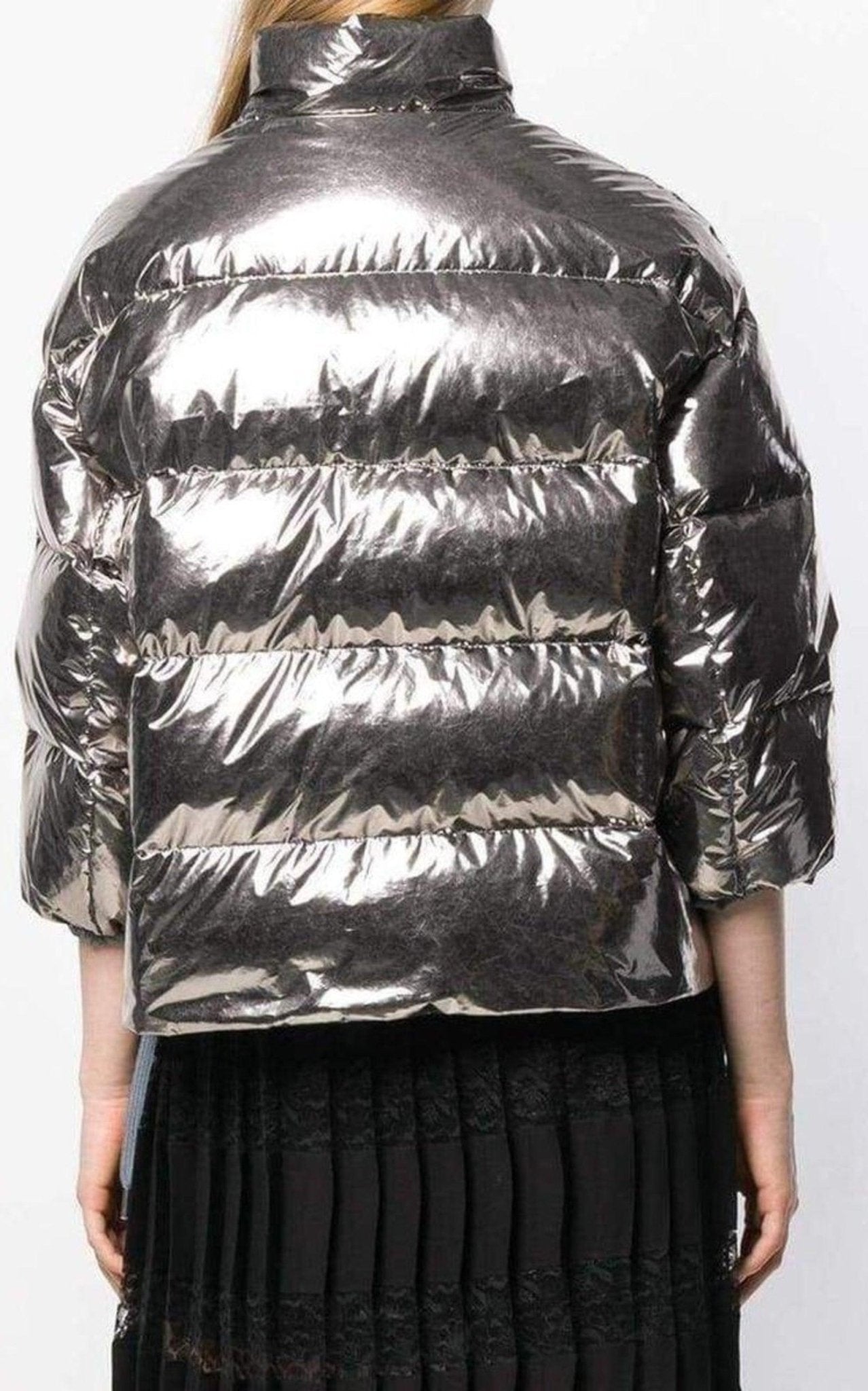 ジャケット・アウター REDVALENTINO Red Valentino Stellar Nylon Cropped Down Jacket