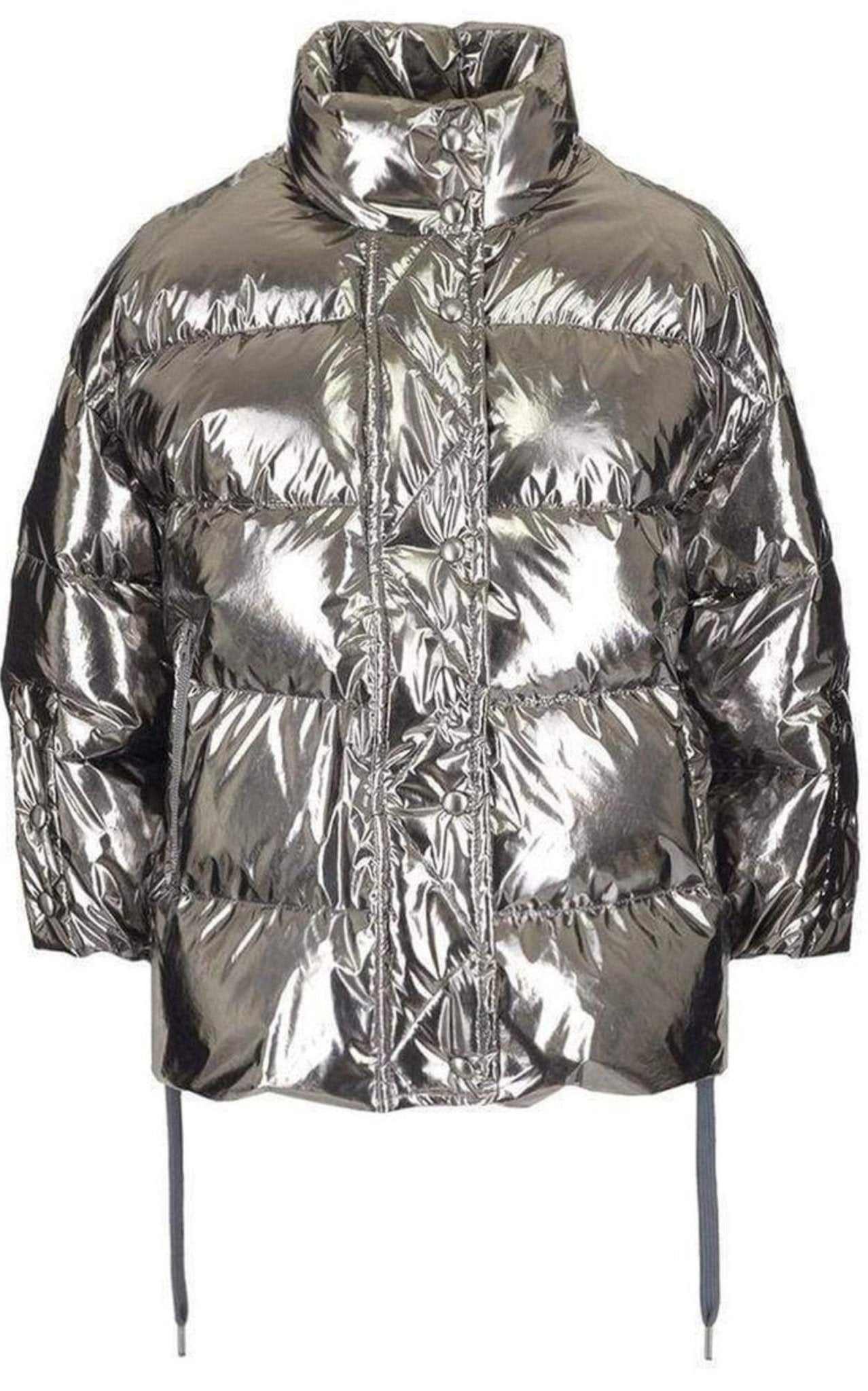 Red Valentino Stellar Nylon Cropped Down Jacket
