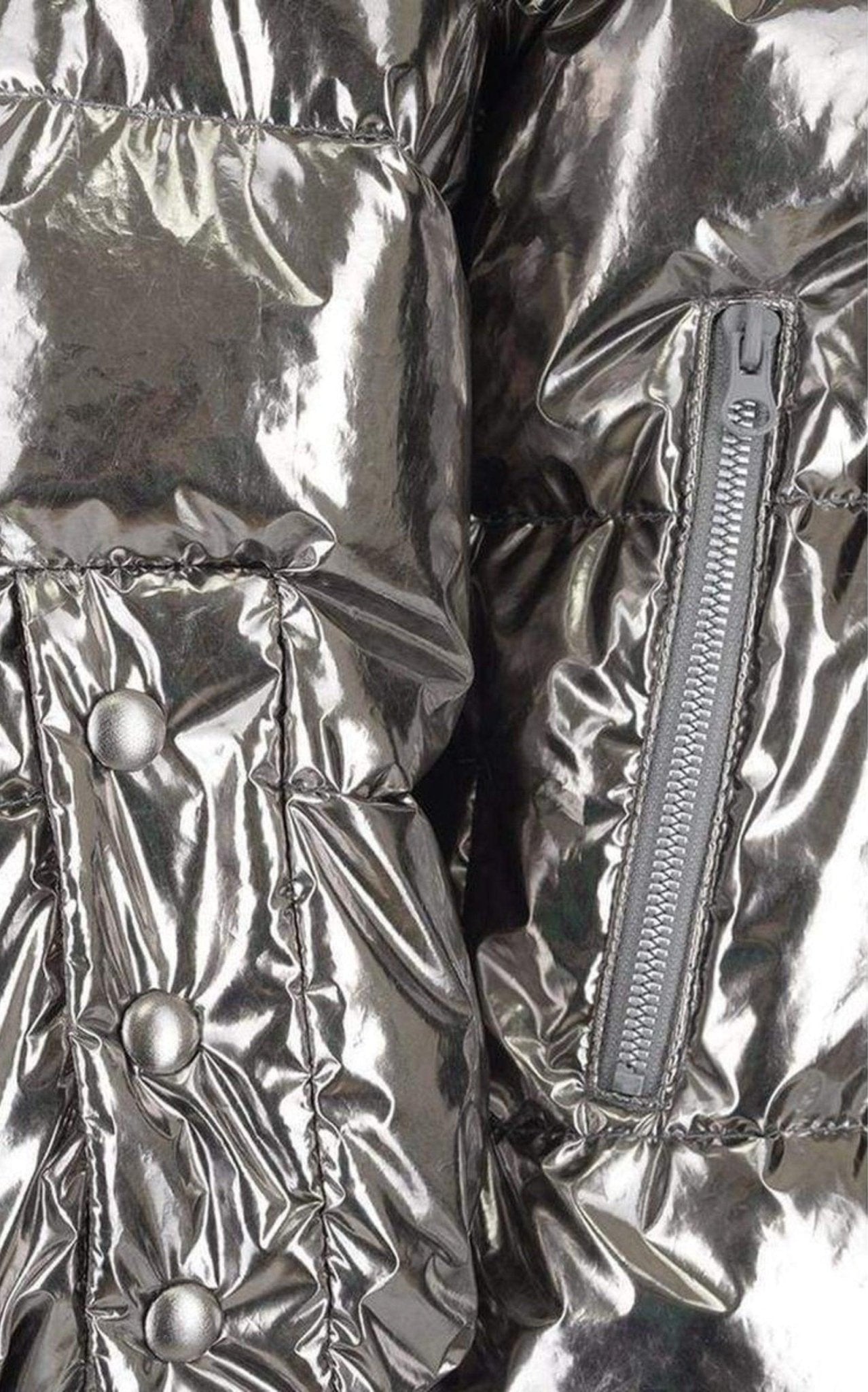 Red Valentino Stellar Nylon Cropped Down Jacket