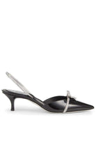 Rene Caovilla Fiocchina Patent Leather Slingback Pumps - Runway Catalog