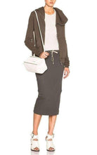 Rick Owens Cotton Pillar Grey Skirt - Runway Catalog