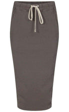Rick Owens Cotton Pillar Grey Skirt - Runway Catalog