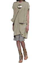 Rick Owens Dagger Mantlette Silk - crepe Jacket - Runway Catalog