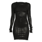 Rick Owens Open - back Mini Cotton Dress - Runway Catalog