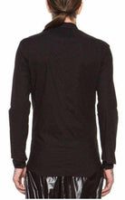 Rick Owens Plinth Black Cowl Shirt - Runway Catalog