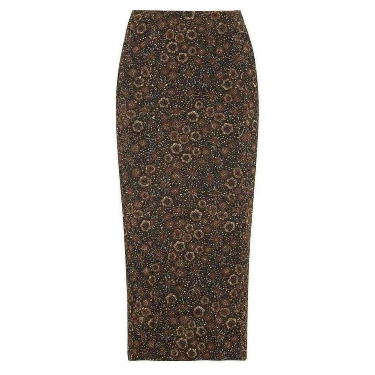 Rochas Floral Jacquard Pencil Skirt - Runway Catalog