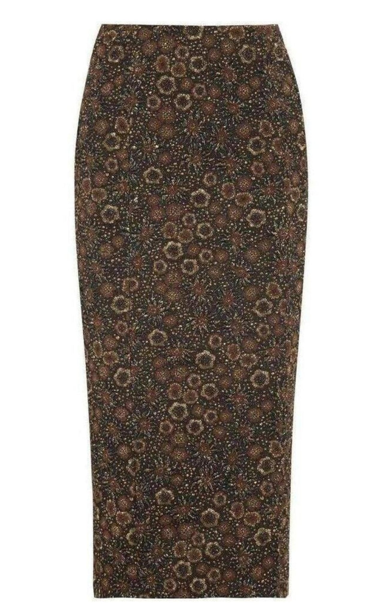 Rochas Floral Jacquard Pencil Skirt - Runway Catalog