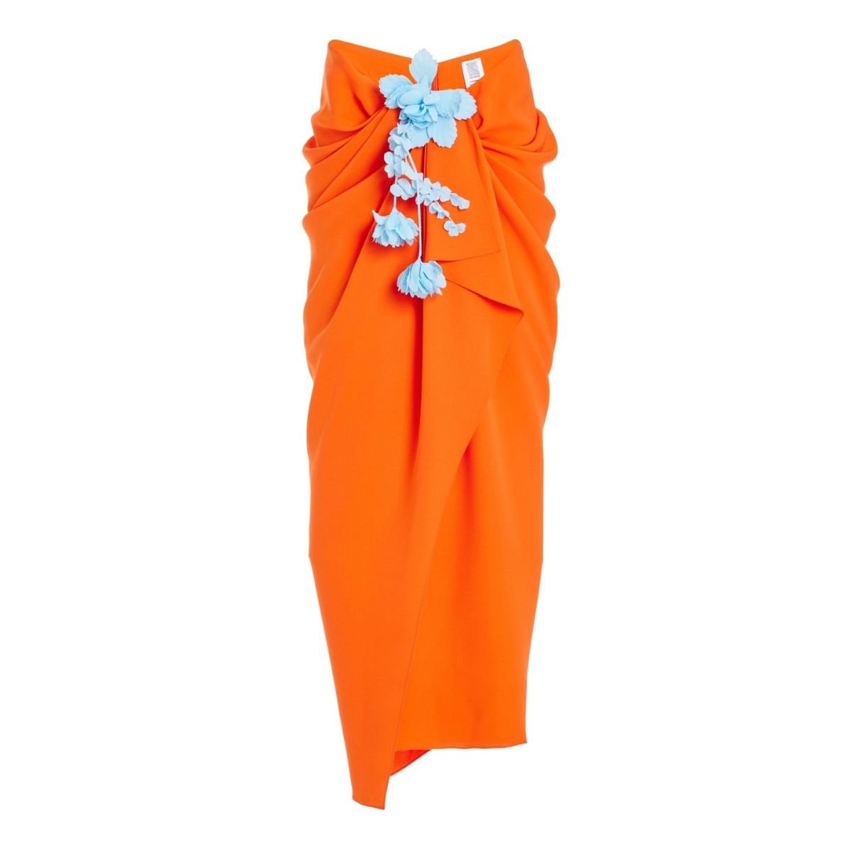 Jupe sarong double face en georgette Rosie Assoulin - Catalogue défilé