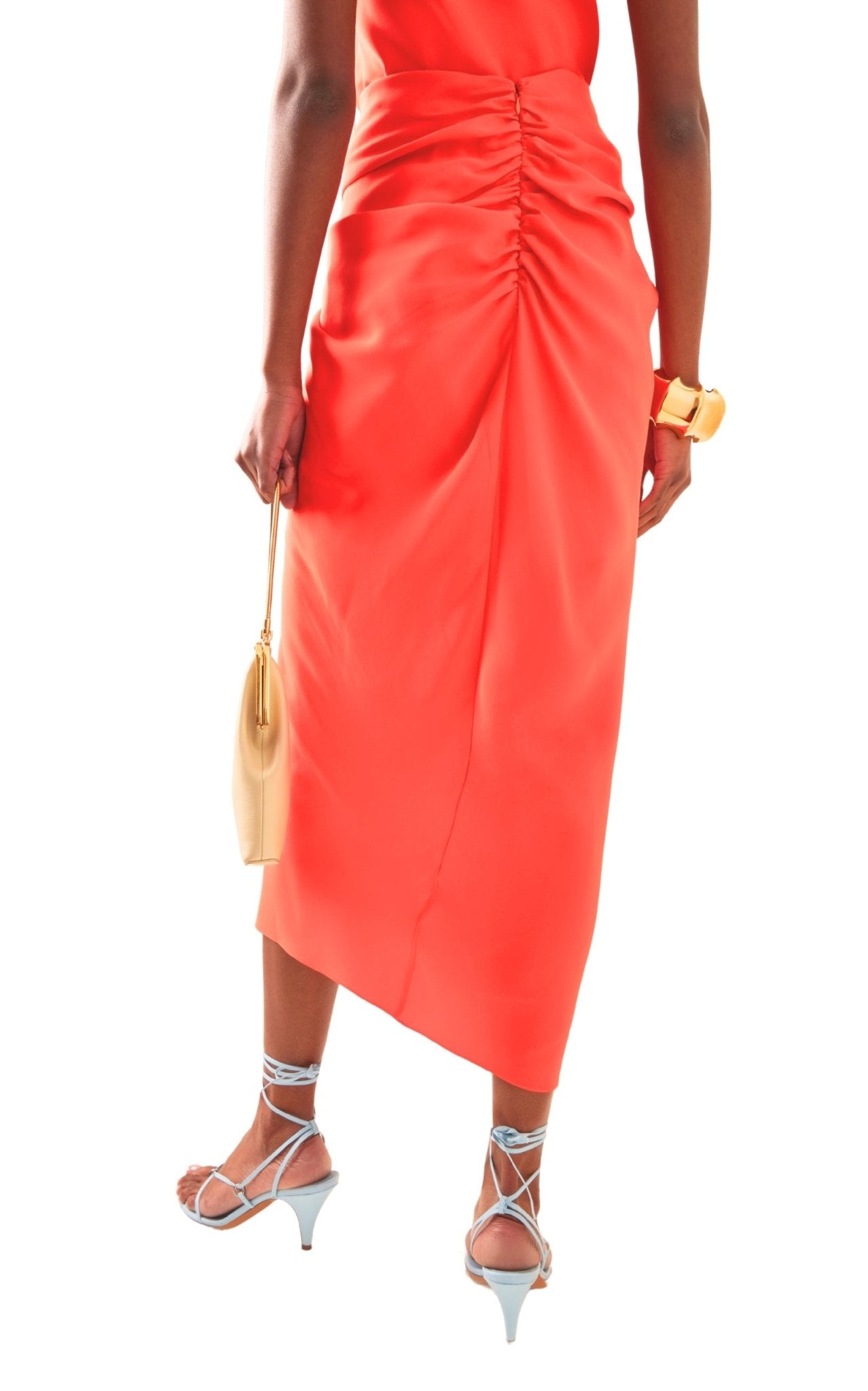 Rosie Assoulin Sarong Double Faced Georgette Skirt - Runway Catalog