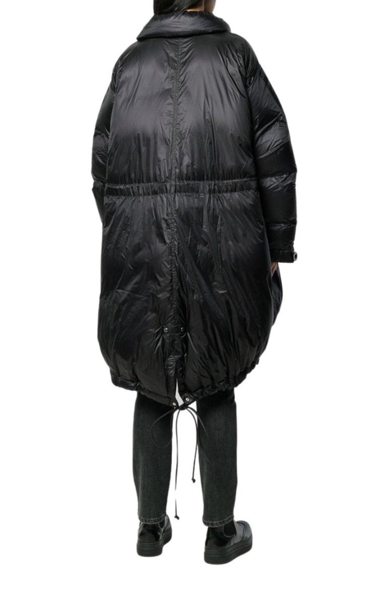 Sacai Black Down High Neck Padded Parka – Runway Catalog