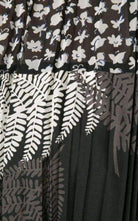 Sacai Mixed Print Pleated Maxi Dress - Runway Catalog