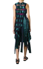 Sacai Transparent Stripe Panel Dress - Runway Catalog