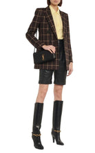 Saint Laurent Le Maillon Chain Leather Knee Boots - Runway Catalog