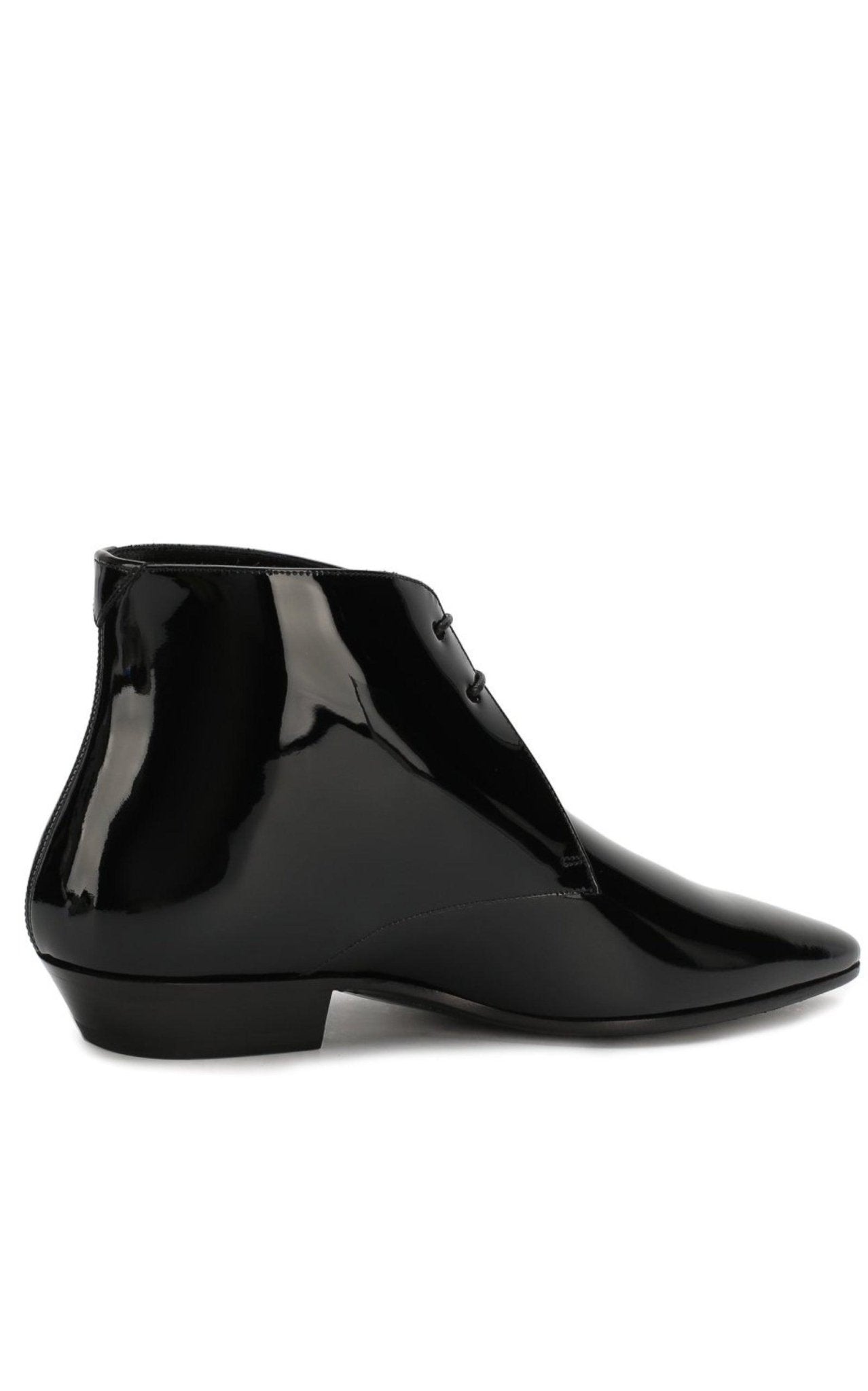 靴 Saint Laurent patent boots Saint Laurent women's KIKI 85 over the knees patent leather boots