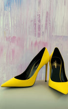 Saint Laurent Yellow ‘ZOE’ Stiletto Pump - Runway Catalog