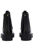 Salvatore Ferragamo Varsi Leder Gancini – Chelsea-Stiefel mit Sohle – Laufsteg-Katalog