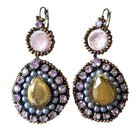 Satellite Paris Crystal Embellished Earrings - Runway Catalog
