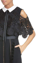 Self - Portrait Hinkley Cold Shoulder Midi Dress - Runway Catalog