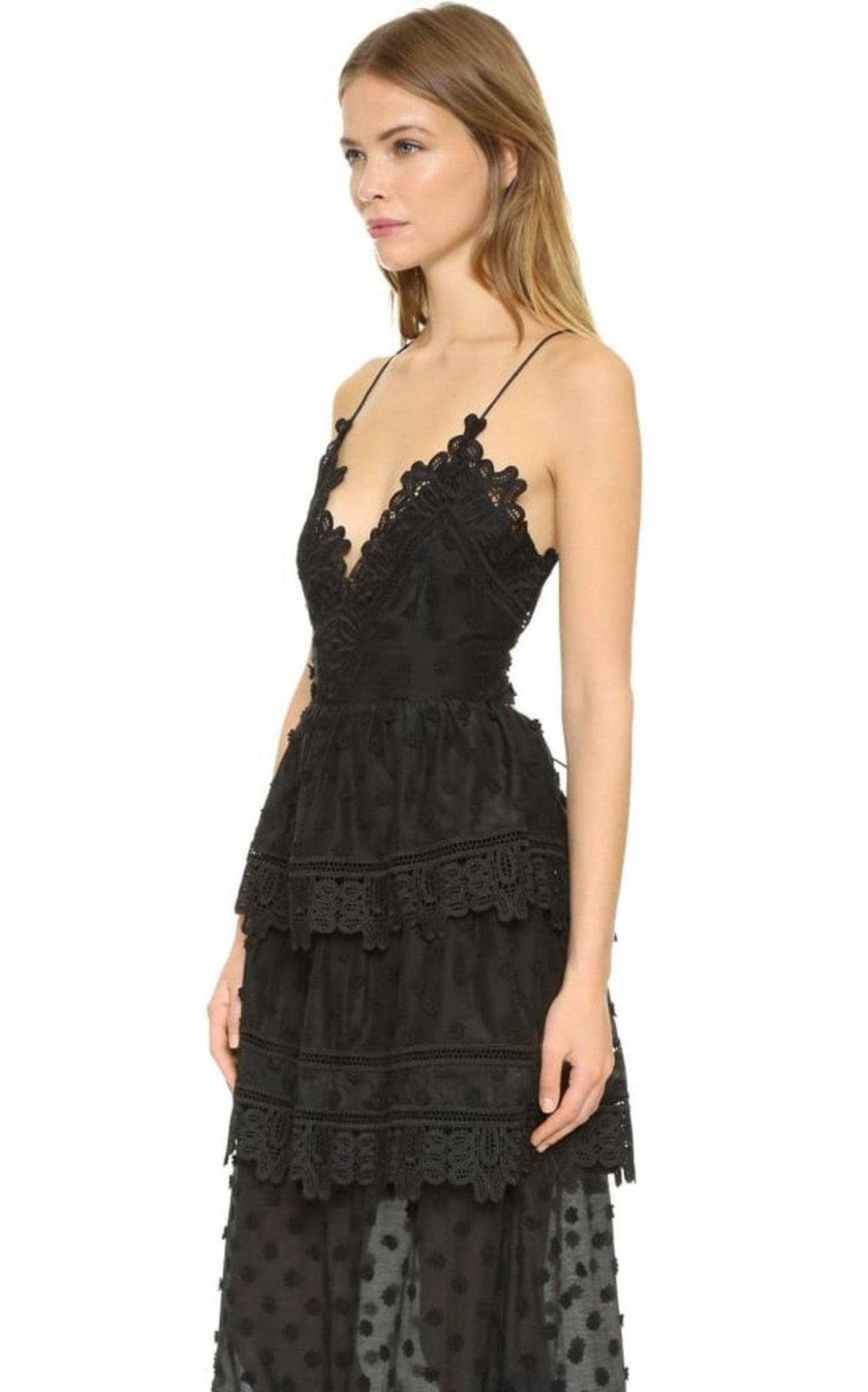 Self - Portrait Ivy Coton Blend Lace Dress - Runway Catalog