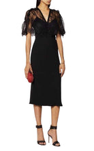Self - Portrait Mason Cape Overlay Dress - Runway Catalog