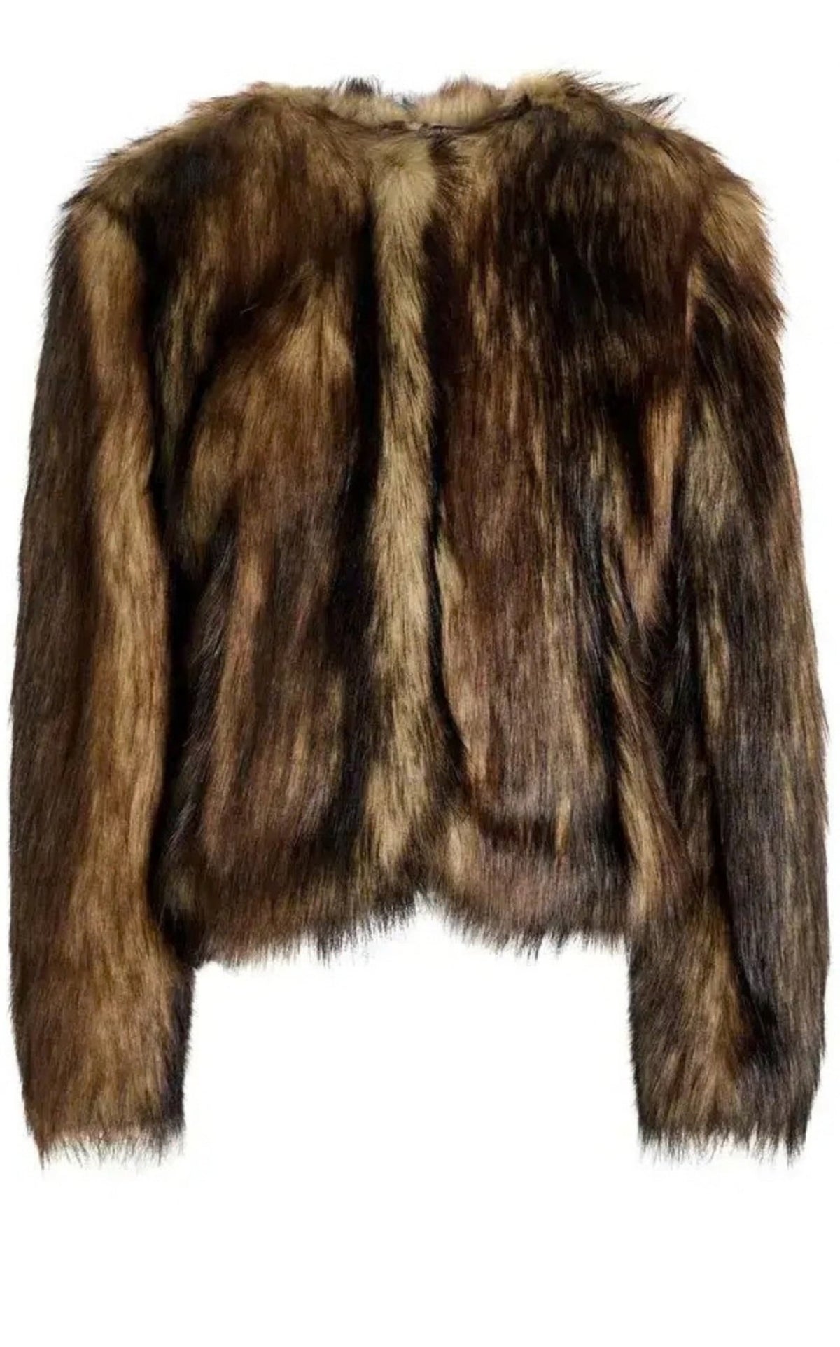 Simone Rocha Sculpted Faux Fur Fray Jacket - Runway Catalog