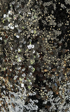 Soky & Soka Black Sequence Mini Dress with Open Back - Runway Catalog