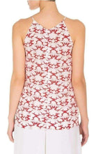 Stella McCartney Applikation Seidenbluse ohne Ärmel – Laufsteg-Katalog