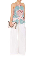 Stella McCartney Applikation Seidenbluse ohne Ärmel – Laufsteg-Katalog