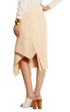Stella McCartney Asymmetric Ribbed Stretch - Jersey Midi Skirt - Runway Catalog