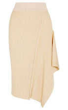 Stella McCartney Asymmetric Ribbed Stretch - Jersey Midi Skirt - Runway Catalog