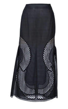 Stella McCartney Perforated A - Line Black Skirt - Runway Catalog