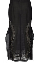 Stella McCartney Perforated A - Line Black Skirt - Runway Catalog
