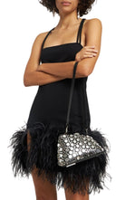 The Attico Black Midnight Workmanship Mirror Clutch - Runway Catalog