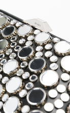 The Attico Black Midnight Workmanship Mirror Clutch - Runway Catalog