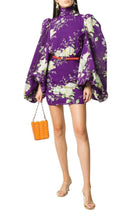 The Attico Gobi Floral - print Silk Mini Dress - Runway Catalog