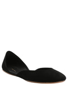 The Row Gemma Suede Ballet Flats - Runway Catalog