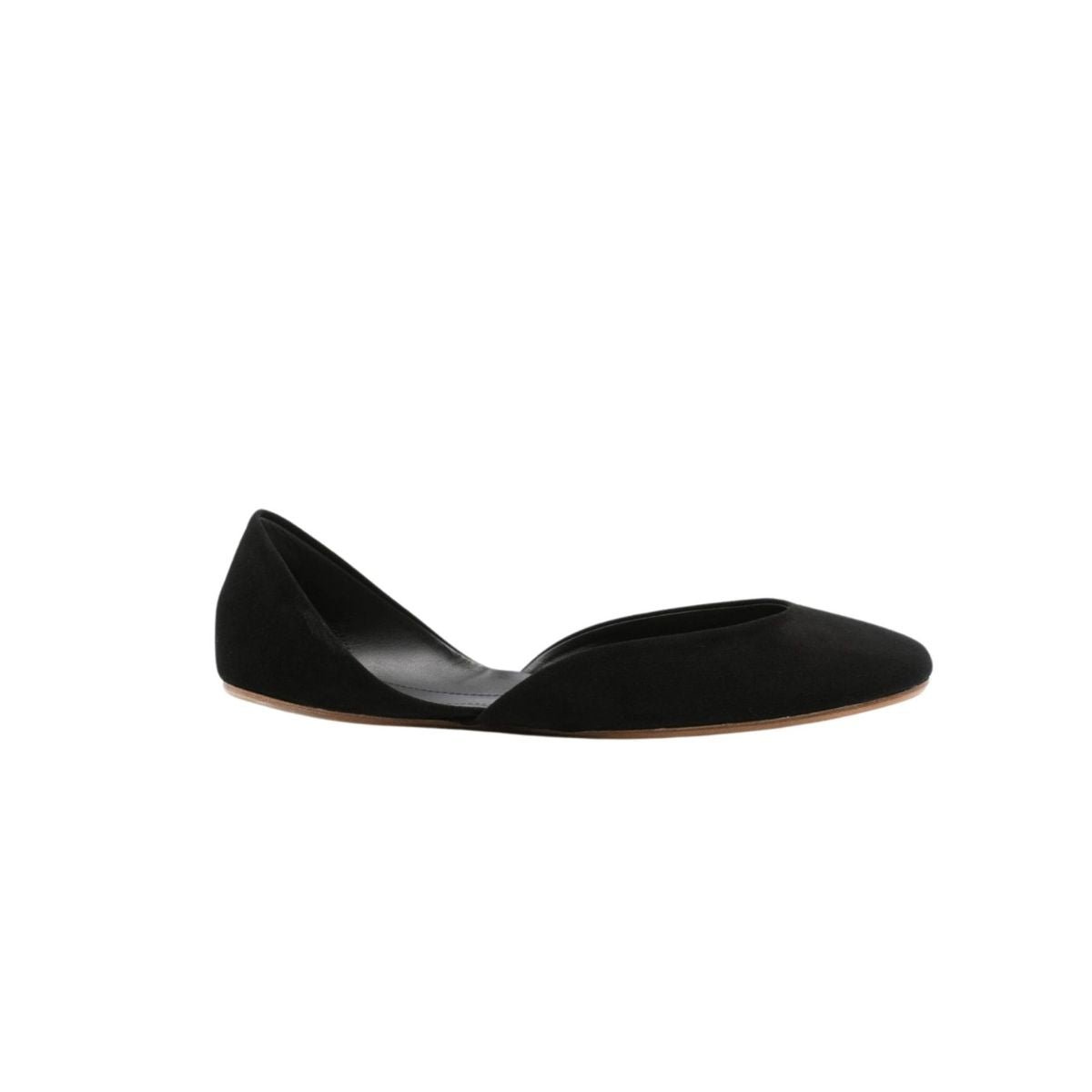 【美品】  THE ROW / ザロウ | GEMMA BALLET / スエード レザー バレエシューズ | 37 1/2 | ブラック | レディース ザ ロウ THE ROW ザロウ The Row F1518 L70 パンプス GEMMA BALLET