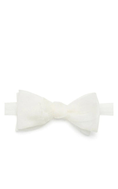 Title of Work by Jonathan Meizler Silk Chiffon Bow Tie - Runway Catalog