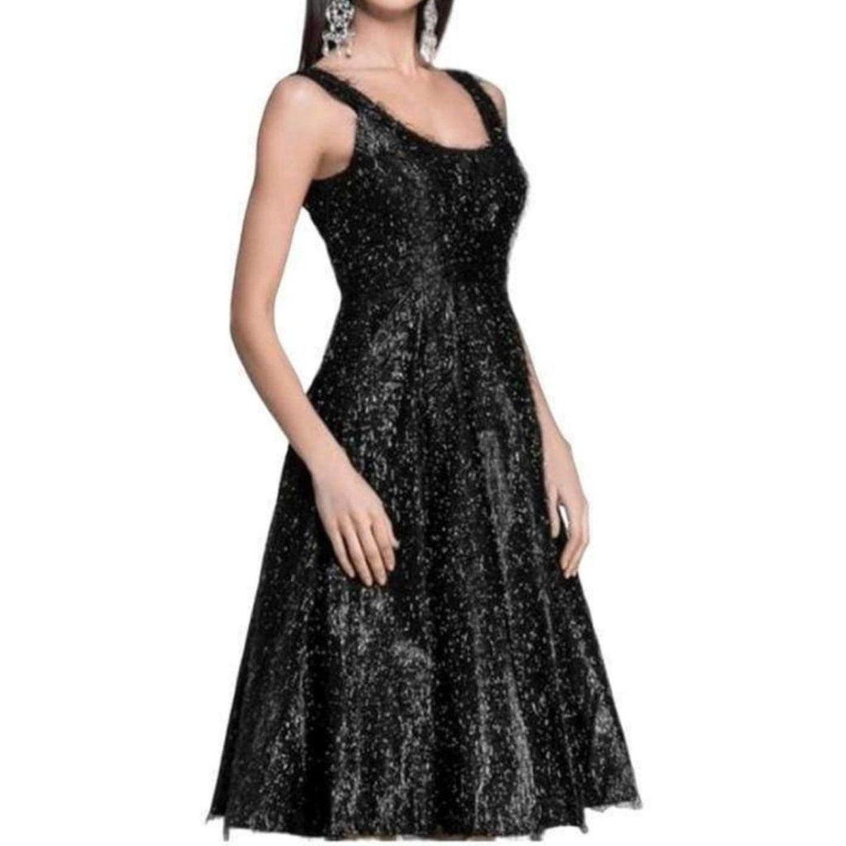 Tracy Reese Ärmelloses Kleid mit Perlenstickerei und Fransenbesatz – Laufsteg-Katalog