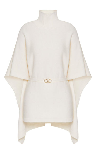 トップス VALENTINO turtleneck archive valentino-caped-virgin-wool-