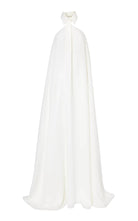 Valentino Collar-Embellished Sleeveless Silk Gown - Runway Catalog