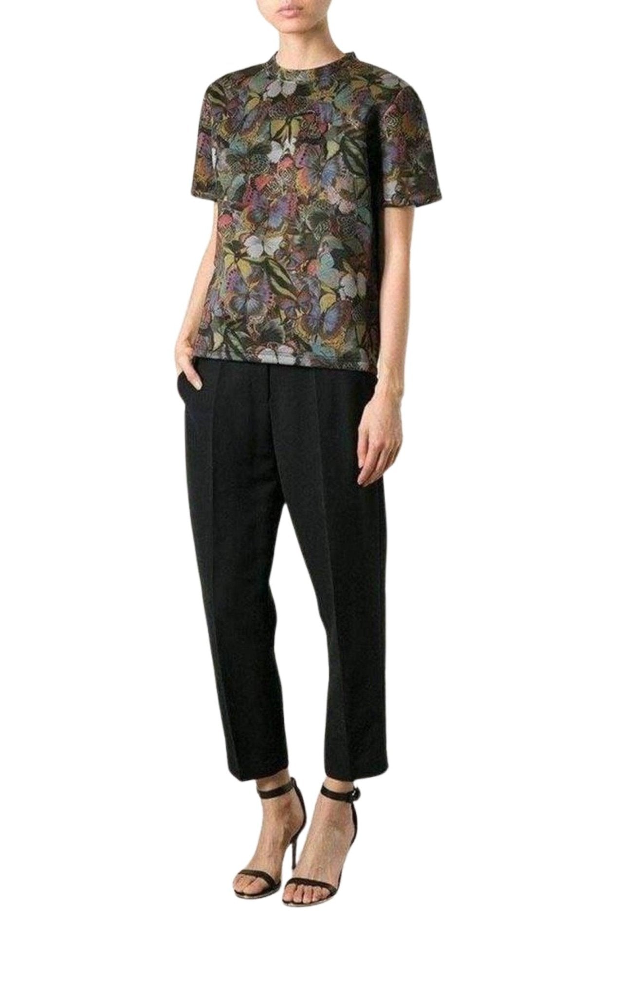 Valentino Cotton Butterfly Print T-Shirt – Runway Catalog