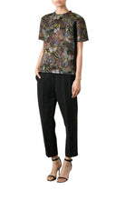 Valentino Cotton Butterfly Print T-Shirt - Runway Catalog