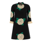 Valentino Crepe Couture Floral Mini Dress - Runway Catalog