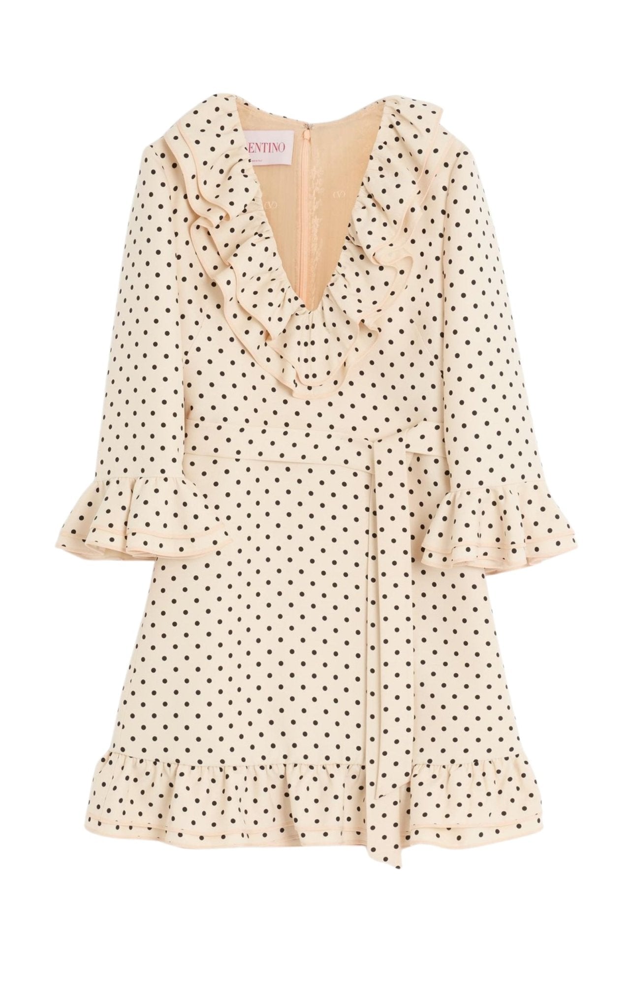 Valentino Crepe Couture Plusdepois Print Short Dress - Runway Catalog