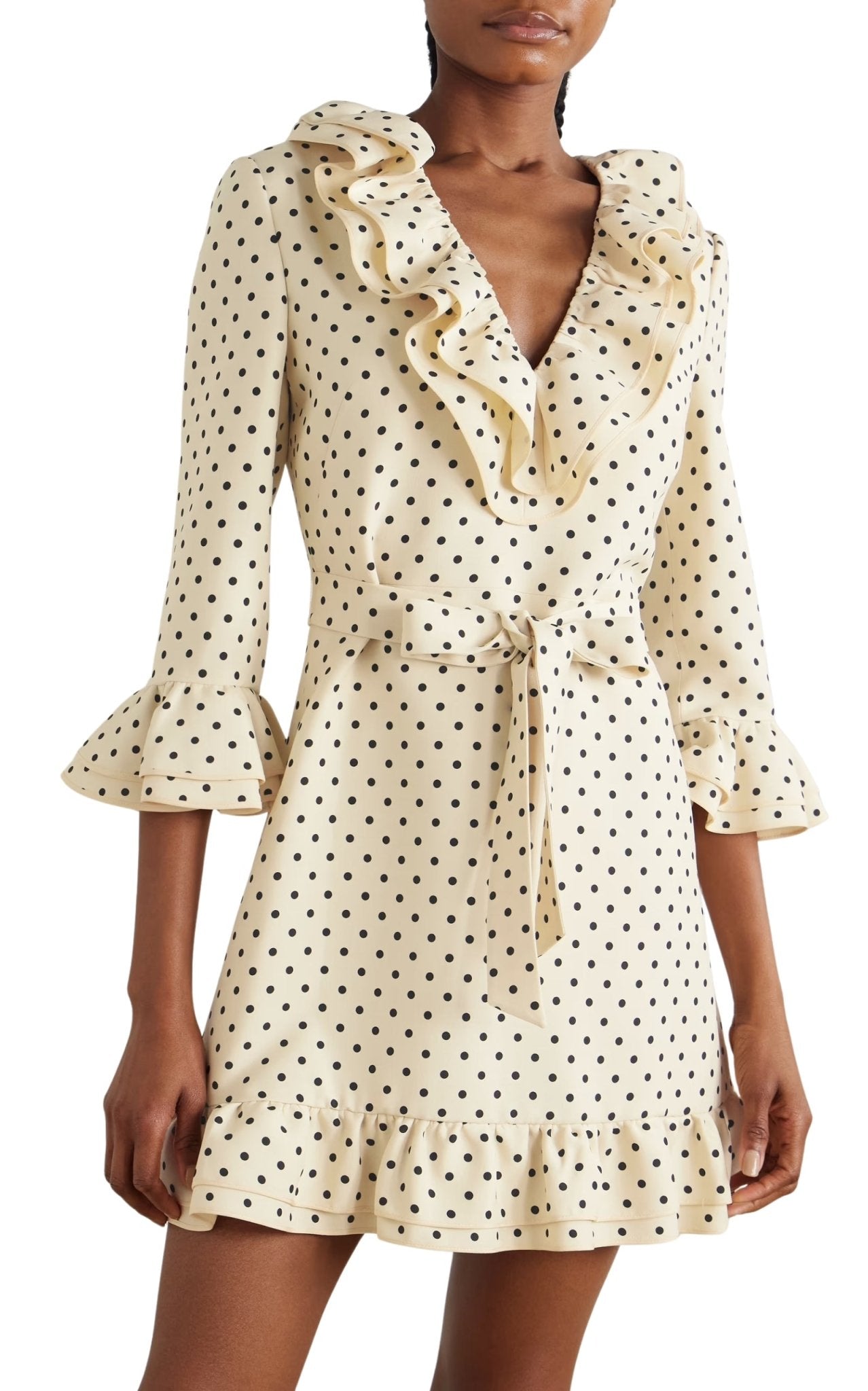 Valentino Crepe Couture Plusdepois Print Short Dress - Runway Catalog